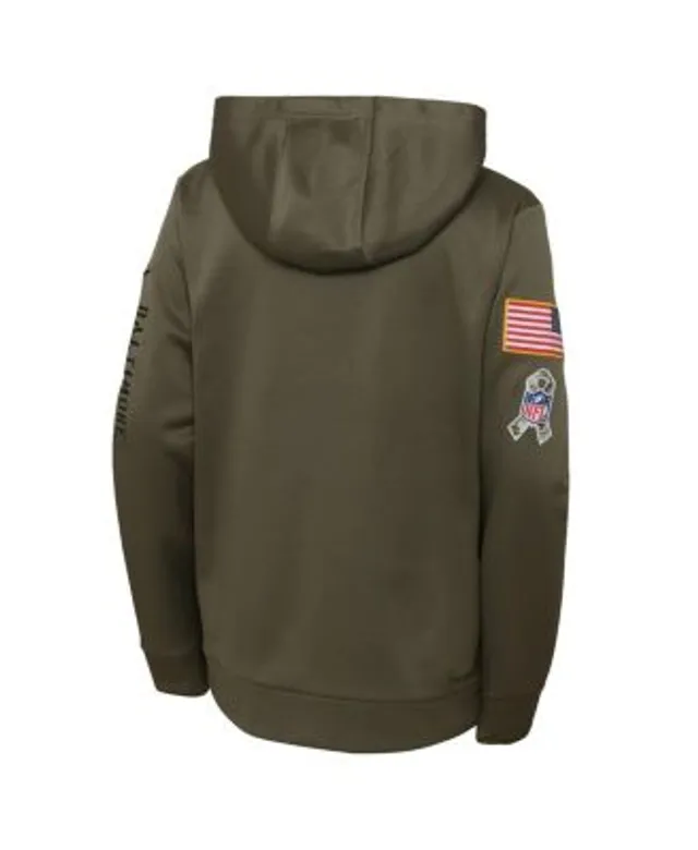 Baltimore Ravens Nike Women's 2022 Salute To Service Performance Pullover  Hoodie - Olive