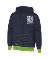 Lids Seattle Seahawks New Era Combine Authentic Game On Pullover Hoodie -  Heathered Gray