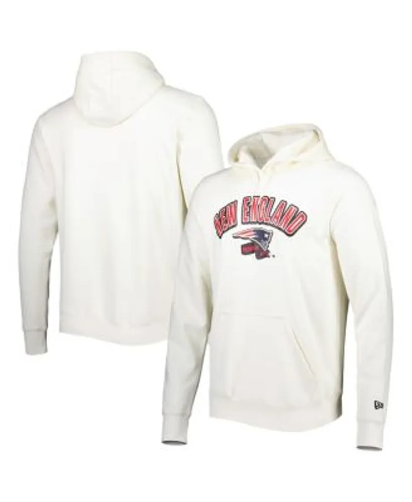 New Era Men's New Era Cream Cleveland Browns Sideline Chrome Pullover Hoodie