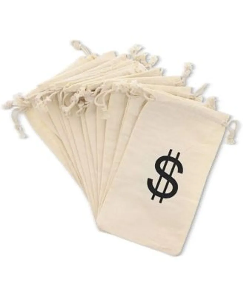 Burlap Money Bags Favor Bags 8ct