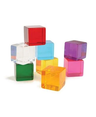 Sensory Perception Cubes in Translucent Cubes - Set of 8