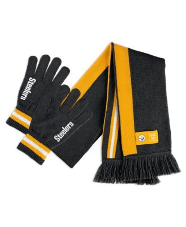 FOCO Men's Gray Pittsburgh Steelers Team Knit Gloves - Macy's