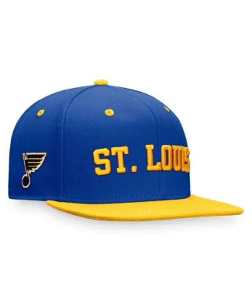 St. Louis Blues Fanatics Branded True Classic Retro Cuffed Knit Hat with  Pom - Blue/Gold