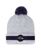 Fanatics Branded Heather Gray Seattle Seahawks Logo Cuffed Knit