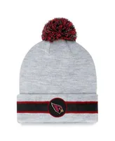 Fanatics Branded Heather Gray Pittsburgh Steelers Cuffed Knit Hat with Pom