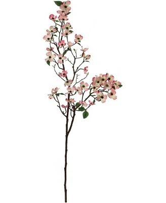 Stunning 50" Lifelike Silk Dogwood Branch 2 Piece - Elegant Faux Floral Decor for Home, Weddings & Events