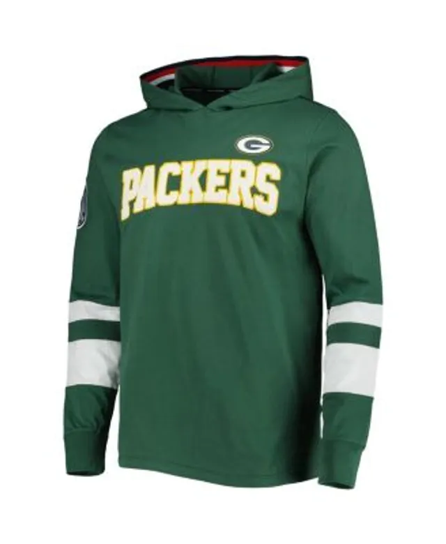 Starter Men's Green Green Bay Packers Raglan Long Sleeve Hoodie T-shirt -  Macy's