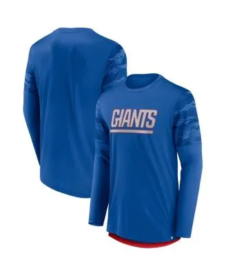 Men's New York Giants Fanatics Branded Royal #1 Dad Long Sleeve T-Shirt