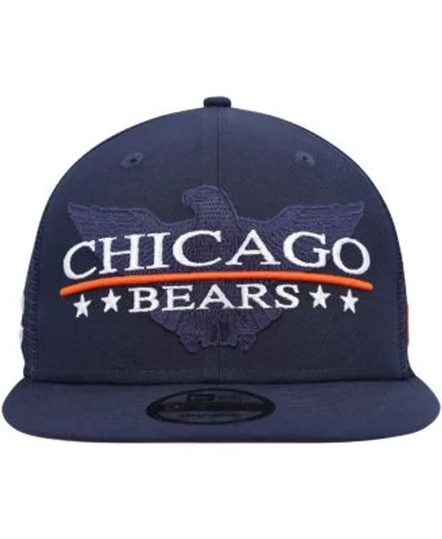 Men's New Era Orange Chicago Bears Main Script 9FIFTY Snapback Hat