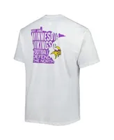 Men's Fanatics Branded White Minnesota Vikings Big & Tall Hometown  Collection Hot Shot T-Shirt