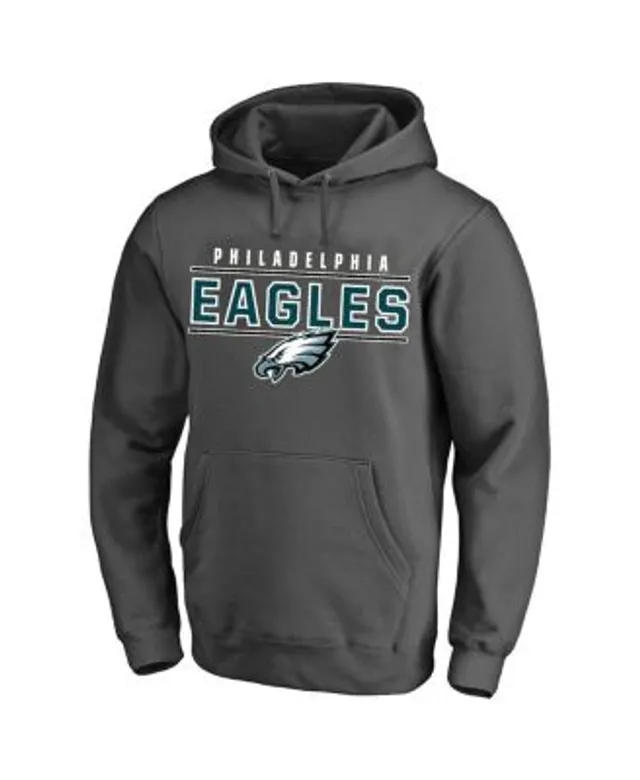 Men's Fanatics Branded Midnight Green Philadelphia Eagles On The Ball Pullover  Hoodie