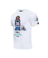 Men's Pro Standard Tyreek Hill White Miami Dolphins Mesh Baseball