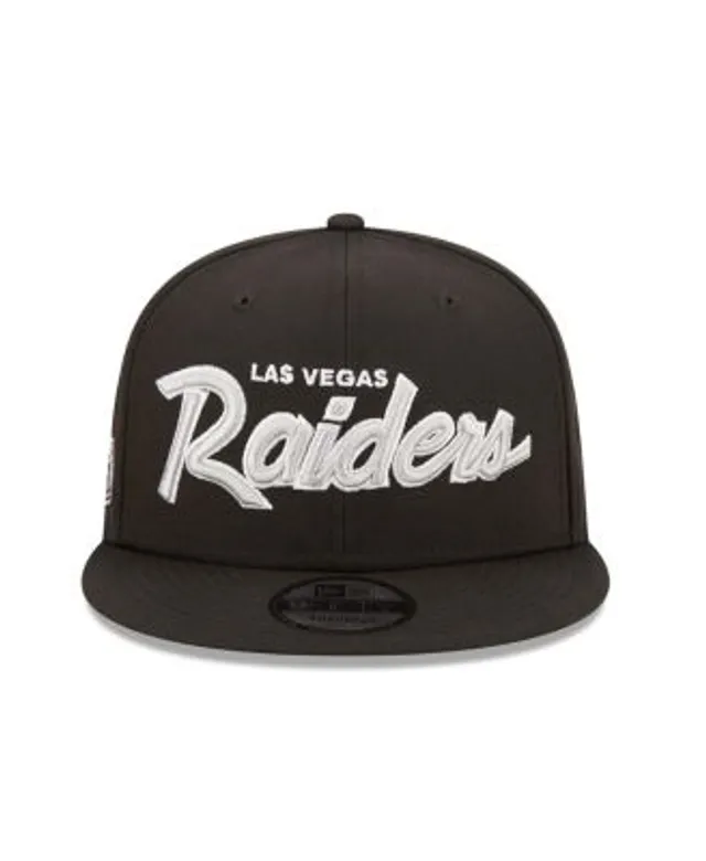 Men's '47 Black Las Vegas Raiders Street Script MVP Snapback Hat