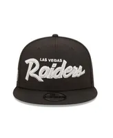 New Era Las Vegas Raiders Corduroy Script 9Fifty Brown Snapback