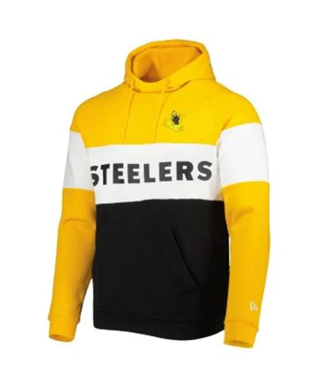 Mens PITTSBURGH STEELERS Pullover Hooded Hoodie SWEATSHIRT BLACK All S –