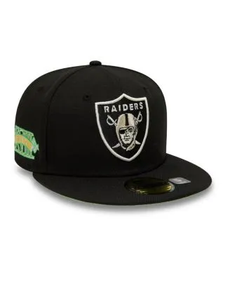 Men's New Era Black Las Vegas Raiders 2001 Pro Bowl Patch Up 59FIFTY Fitted  Hat