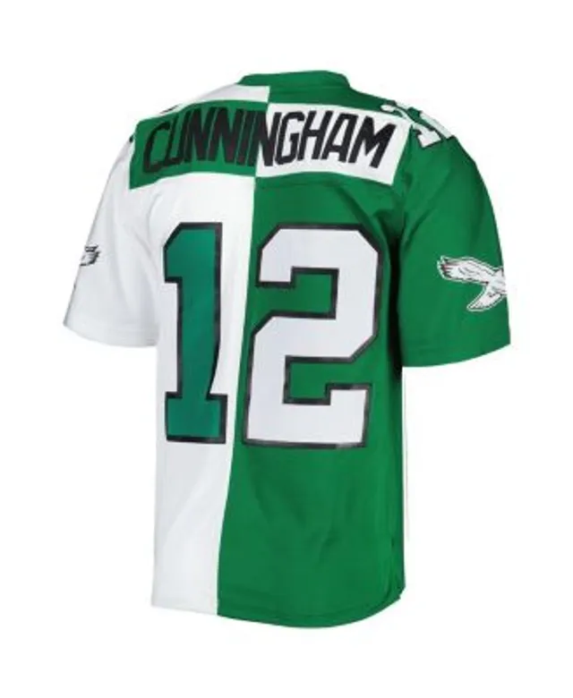 Men's Mitchell & Ness Brian Dawkins Midnight Green/Black Philadelphia Eagles Big & Tall Split Legacy Retired Player Replica Jersey