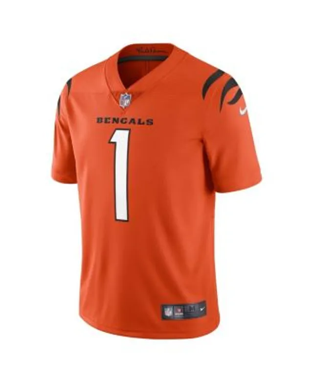 Nike Men's Ja'Marr Chase Black Cincinnati Bengals 2021 NFL Draft First Round Pick Game Jersey - Black