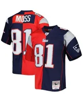 Mitchell & Ness Men's Randy Moss Navy New England Patriots Legacy Replica  Jersey - Macy's