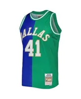 Mitchell & Ness Mens Dirk Nowitzki 75th Anniversary Dallas Mavericks Swingman Jersey M