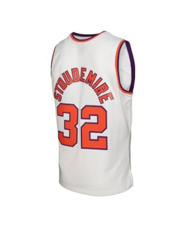 Men's Mitchell & Ness Stephon Marbury White Phoenix Suns 2002-03 Hardwood Classics Swingman Jersey