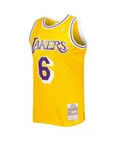 Shaquille O'Neal Los Angeles Lakers Mitchell & Ness Youth 1996-97 Hardwood  Classics Fadeaway Swingman Jersey - Black/Gold