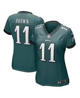 Men's Nike A.J. Brown Midnight Green Philadelphia Eagles - Game Jersey