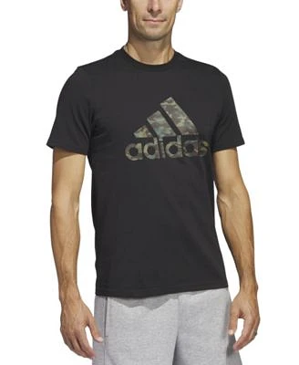 Men's Camo Logo Cotton Short-Sleeve T-Shirt