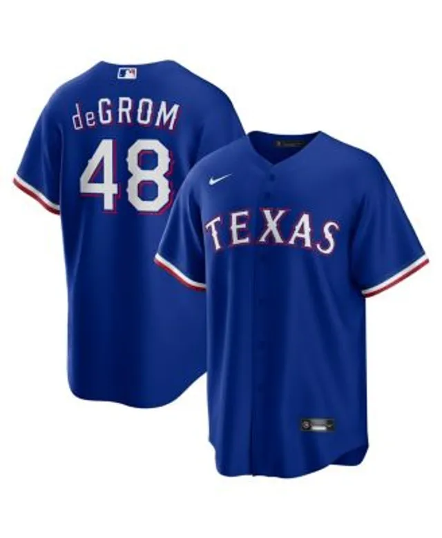 Texas Rangers Jacob deGrom White Replica Youth Home