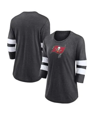 Women's Fanatics Branded Heathered Gray/White Tampa Bay Buccaneers