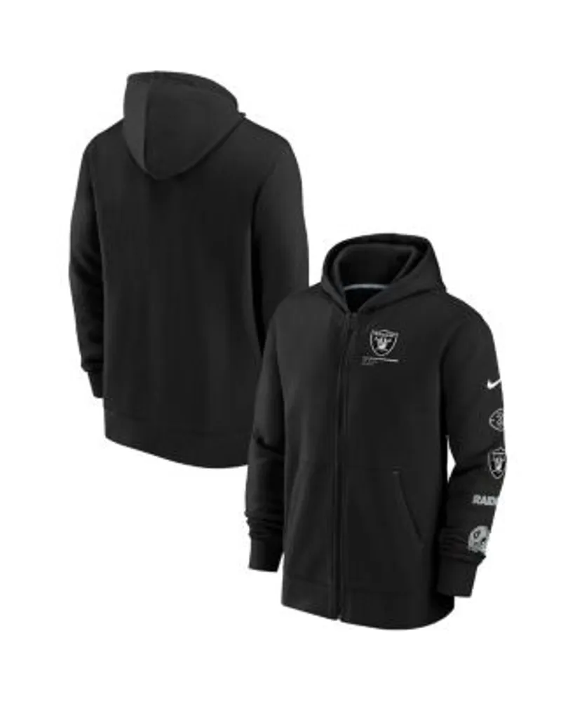 Las Vegas Raiders Nike Club Fleece Pullover Hoodie - Black