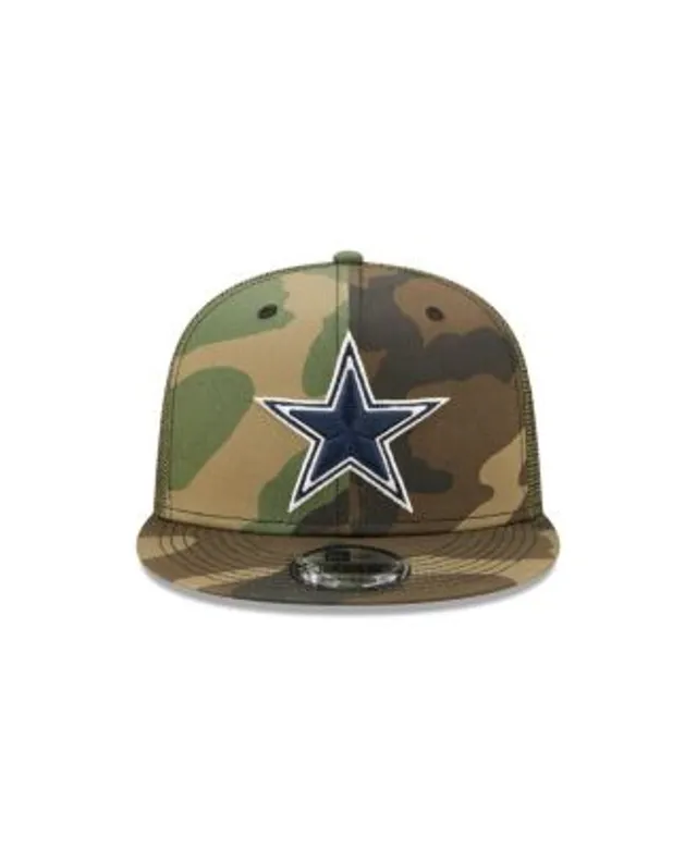 Dallas Cowboys New Era Youth Main Trucker 9FIFTY Snapback Hat - Camo