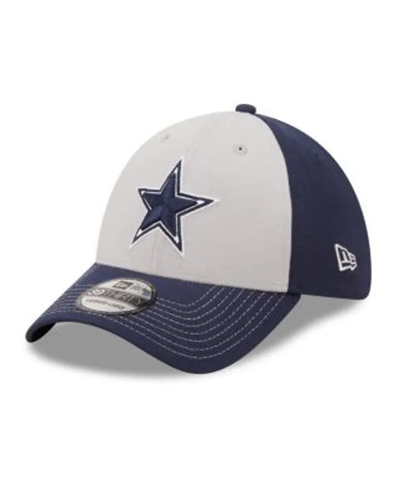 New Era Men's Gray, Navy Dallas Cowboys Classic 39THIRTY Flex Hat