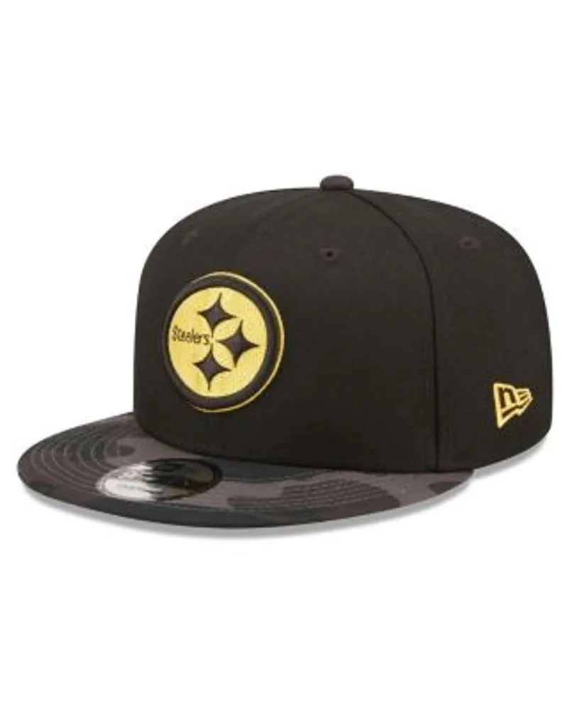 Pittsburgh Steelers New Era Punched Out 39THIRTY Flex Hat - Camo