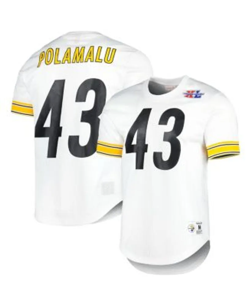 Men's Nike Troy Polamalu Black Pittsburgh Steelers Retired Player Game Jersey Size: Small