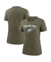 Blank Philadelphia Eagles Women's Legend Olive Salute to Service