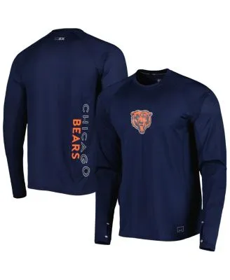 New Era Men's Navy Chicago Bears Current Raglan Long Sleeve T-shirt