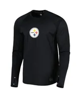 Nike Steelers Throwback Raglan Long Sleeve T-Shirt