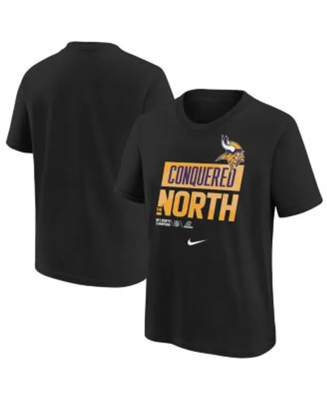 Men's Minnesota Vikings Nike Black 2022 NFC North Division Champions Locker  Room Trophy Collection T-Shirt