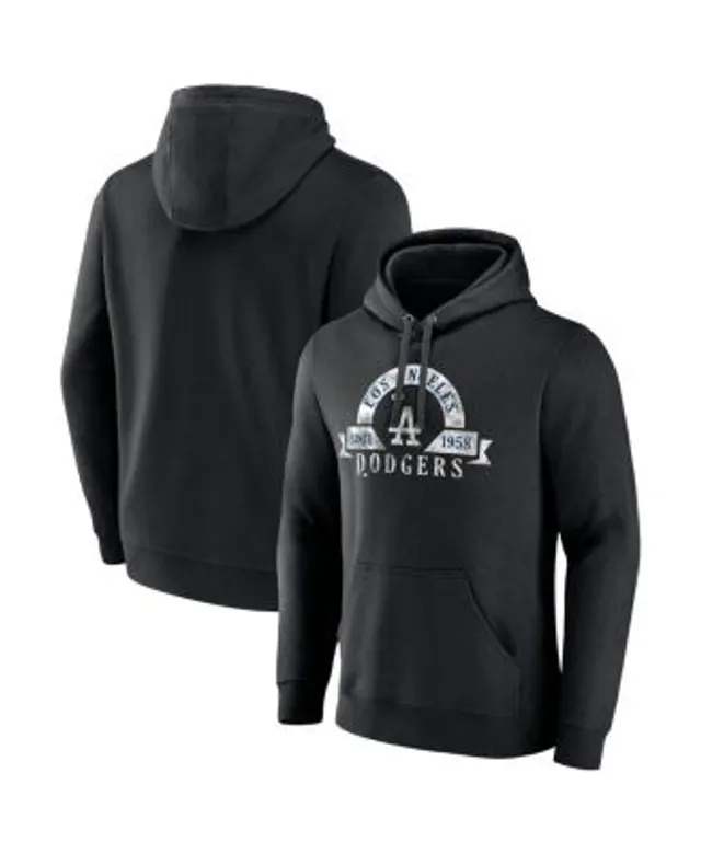 Fanatics Men's Branded Black Los Angeles Dodgers Big and Tall Utility Pullover  Hoodie
