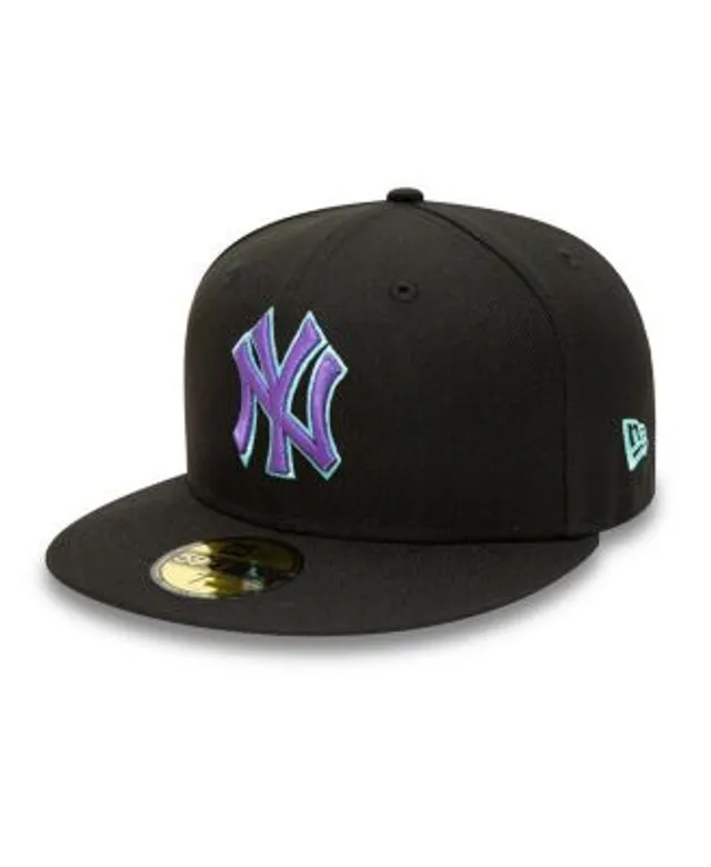 Men's New York Yankees New Era Black 1999 World Series Black Light