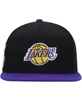 Los Angeles Lakers Mitchell & Ness Core Side Snapback Hat - Purple