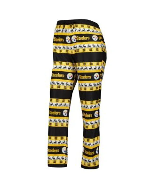 FOCO Pittsburgh Steelers NFL Ugly Pattern Family Holiday Pajamas