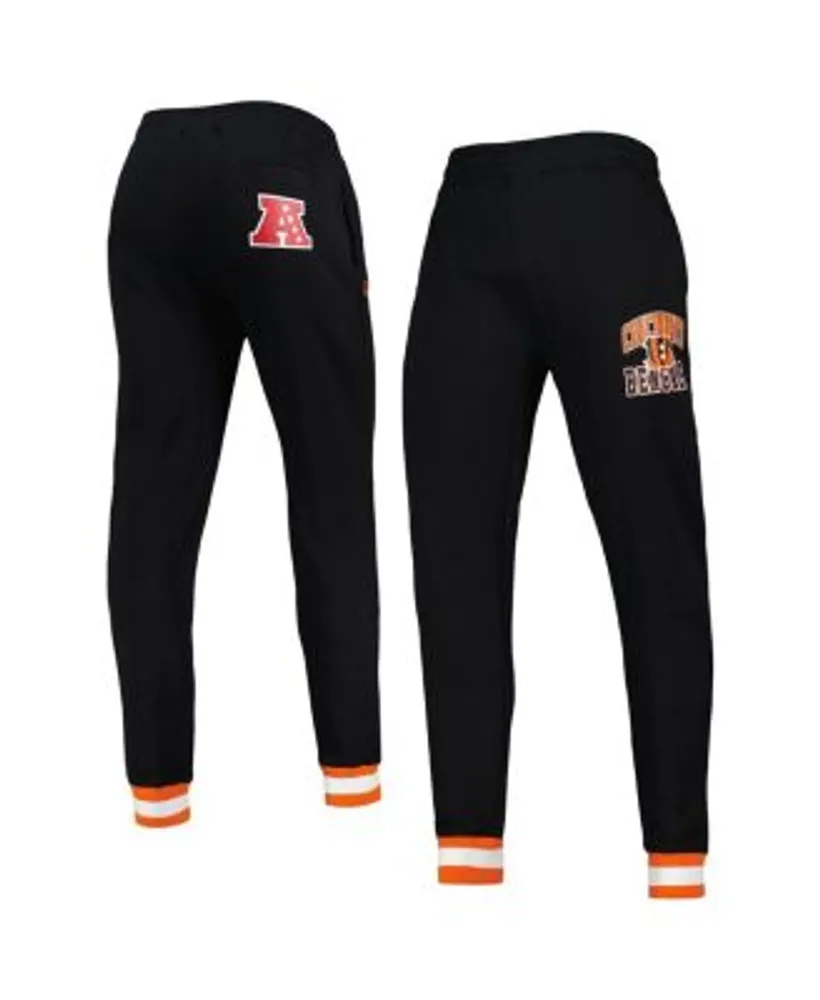 Starter Men's Black Cincinnati Bengals Blitz Fleece Jogger Pants