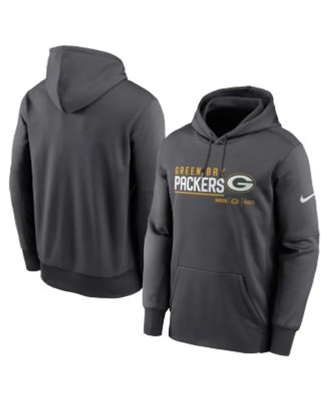 NFL Properties Youth Heather Gray Green Bay Packers Short Sleeve Pullover Hoodie Size: Large