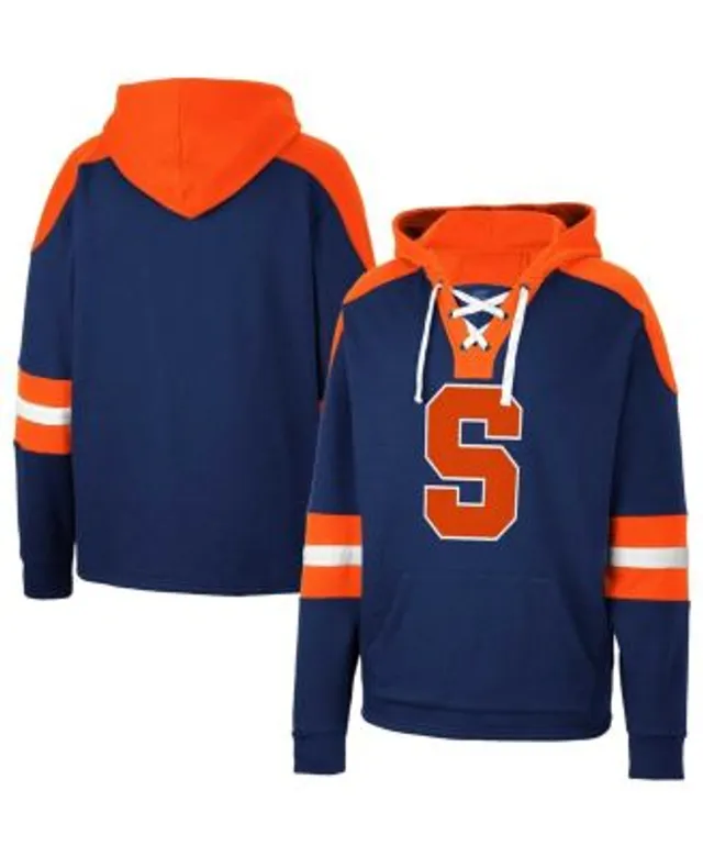 Youth Nike Navy Denver Broncos Sideline Fleece Performance Pullover Hoodie