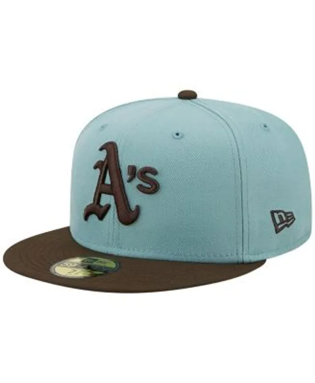 New Era Oakland Athletics 1973 Logo History 59FIFTY Fitted Hat in Green