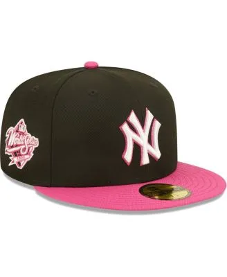 NEW YORK YANKEES 1999 WORLD SERIES SKY BLUE PINK BRIM NEW ERA