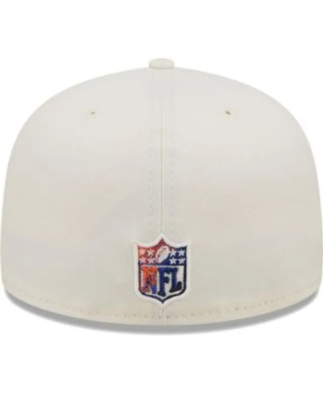 Denver Broncos 2022 NFL SIDELINE Cream-Orange Fitted Hat