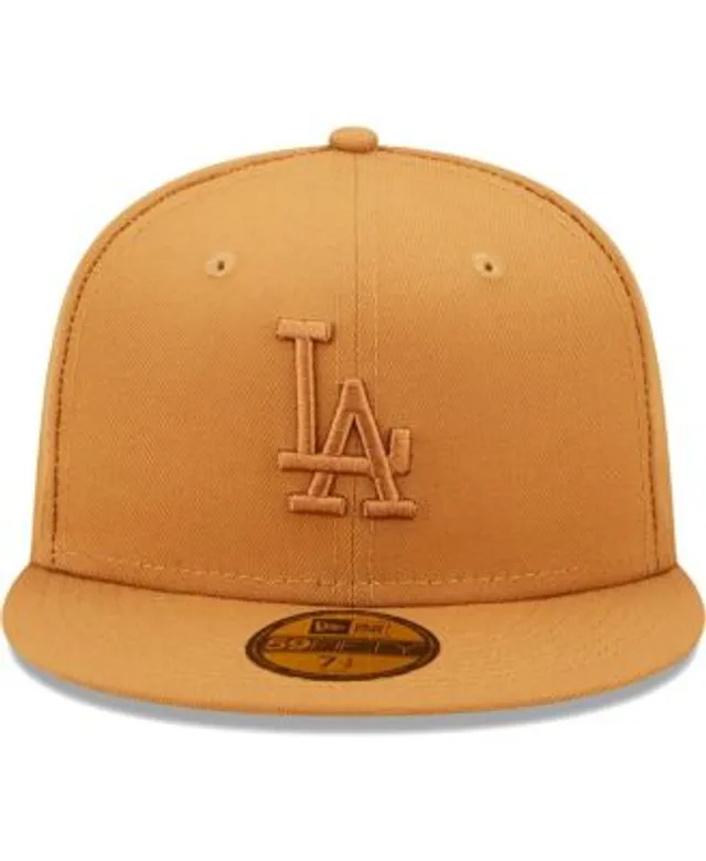 New Era Men's Grape Los Angeles Dodgers Logo 59FIFTY Fitted Hat